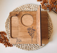 Load image into Gallery viewer, Personalized Birth Flower Book Stand
