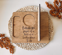 Load image into Gallery viewer, &quot;Between the Pages&quot; Book Stand
