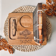 Load image into Gallery viewer, Just One More Chapter Wooden Book Stand
