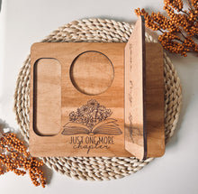 Load image into Gallery viewer, Just One More Chapter Wooden Book Stand
