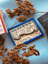 Load image into Gallery viewer, Medieval Library Sign
