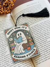 Load image into Gallery viewer, Quiet It&#39;s Reading O&#39;Clock Bookmark
