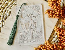 Load image into Gallery viewer, Skeleton Tarot Card Bookmark
