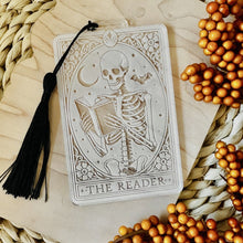 Load image into Gallery viewer, Skeleton Tarot Card Bookmark
